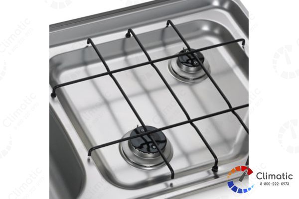 Dometic HS 2421L ,2 конф., 1х1000Вт;1х1800Вт,, 204г/ч, 30мбар, поджиг 12В, лев.