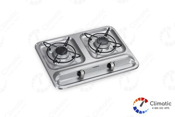 Варочная панель газовая Dometic HB 3370, 3 конф., 2х1000Вт;1х1800Вт, 277г/ч, 30мбар, поджиг 12В